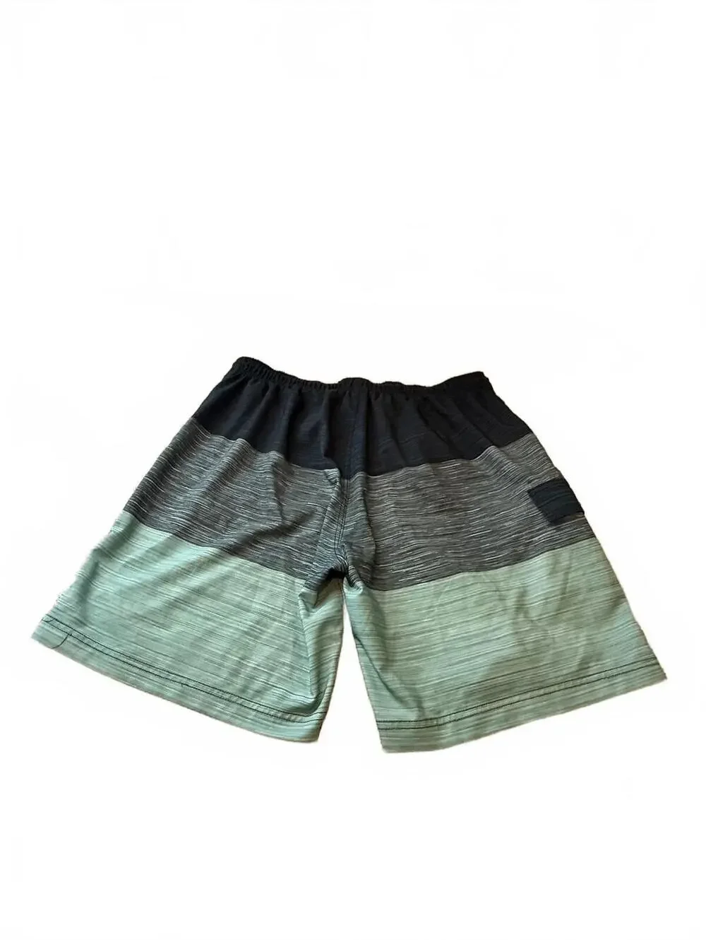 George Men's E-Board Swim Trunks Size XL 40-42 Blue Teal Striped Board Shorts